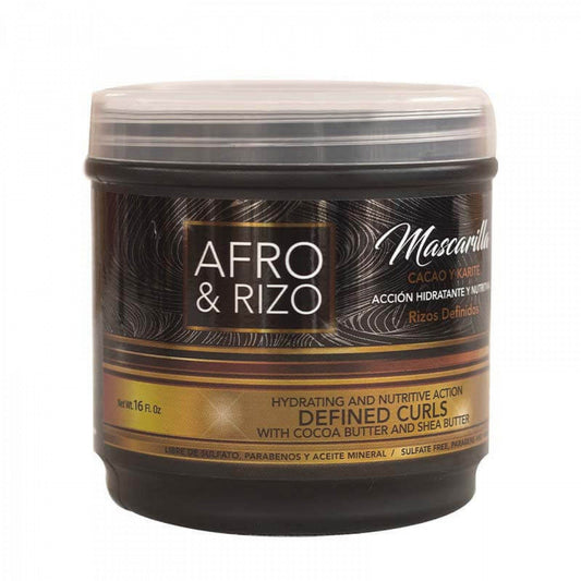 Afro & Rizo Mascarilla 16oz / 450gr (Haarmasker) DominicanCurls 