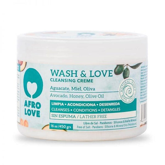 Afro Love Wash & Love Cleansing Creme 8oz / 235gr Conditioner Mijn winkel 